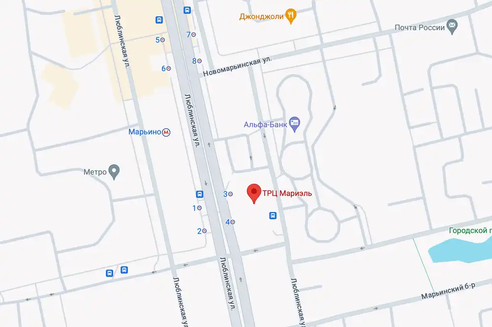 Наш офис на карте